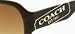 COACH SUNGLASSES CC 846 TASHA TORTOISE BROWN