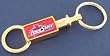 Iowa State University Gold Tone Valet Keychain
