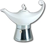 ANCAP Espressokocher Aladino weiß 4 Tassen