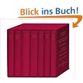 Auf der Suche nach der verlorenen Zeit: Sieben B�nde in Pappschuber. Sonderausgabe in Moir�papier gebunden