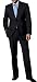 MUGA eleganter Herrenanzug Slim-Fit, tailliert; figur betonter Schnitt, schwarz 2-Teilig, 2 Knopf, 2 Schlitz, verfügbar in den Größen 52