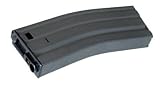 JBU International Black Metal 300 Round Airsoft M4 Magazine with Roll-up