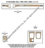 Porsche 944 Dash Trim Kit 85-94 - 10 pieces - English Burlwood
