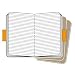 Moleskine Large (13 x 21 cm) Ruled Cahier Set of 3
