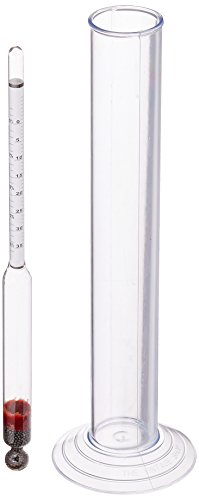 Home Brew Ohio Triple Scale Hydrometer and Test Jar Combo