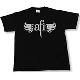 Buy AFI - WINGS w Silver Ink T-shirt, Black by AFI