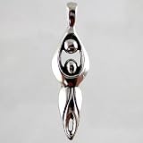 Lunar Goddess pendant in sterling silver, #2615