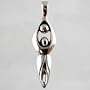 Lunar Goddess Pendant in Sterling Silver, #2615