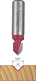Freud 20-107 3/8-Inch Diameter 90-Degree V-Grooving Router Bit with 1/2-Inch Shank