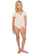 American Apparel Youth Cotton Spandex Jersey Short Sleeve Leotard