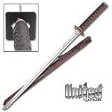 United Cutlery Samurai Sword Katana, Brown Leather