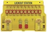 Master Lock 1483BP410 14pc Xenoy Padlck Lockout Station