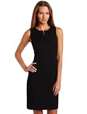 AK Anne Klein Women's Split Neck Shift Dress