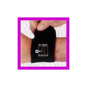 Click here to buy MAGNETIC THERAPY Wrist Band Heals Wrist Sprains, Strains and Irritated Ligaments. by MAGNETIC THERAPY Wristband for Pain Management.