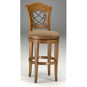 Click here to buy Churchill Wood and Metal Swivel Bar Stool by Hillsdale Furniture.
