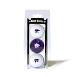 Kansas State Wildcats KSU NCAA Team Logo 3 Golf Ball Pack