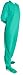 Big Feet Pajama Co. Jersey Knit Mint (305) Footie Pajamas with Drop Seat