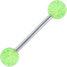Lemon Tang GLITTER Tongue Ring by 