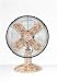 Deco Breeze Colored Metal Fan with Pastel Flowers Image