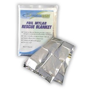Emergency Mylar Thermal Blankets (Pack of 10) from Medique