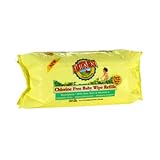 Earth'sBestTenderCareChlorineFreeBabyWipesRefills,80-CountPackages(Caseof12)(960Wipes)