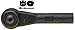 ACDelco Advantage 46A0748A Outer Steering Tie Rod End , Black