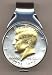 Bicentennial Kennedy Half Dollar (1976) Two Tone U.S. Coin Spring Loaded Money Clip