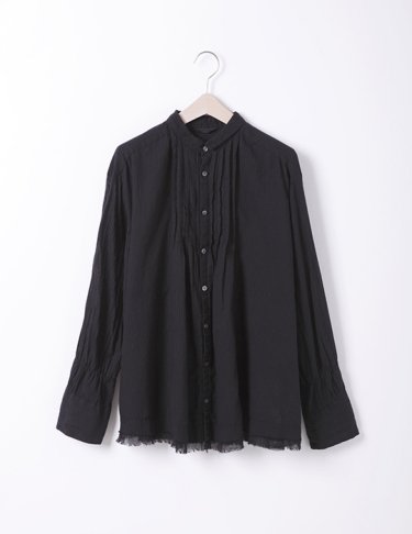 パドカレ(pas de calais)インドストライプ　シャツブラウス