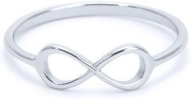 Heavy Casting 925 Sterling Silver Infinity Figure 8 Ring Available in Sizes 4 Through 11 Including Half Sizes! (4)