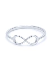 Jewelry: Heavy Casting 925 Sterling Silver Infinity Figure 8 Ring Available in Sizes 4 Through 11 Including Half Sizes! (10) - Made in U.S.A.