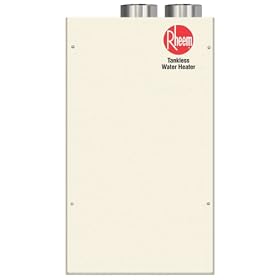 Rheem Direct Vent Natural Gas Tankless Water Heater For 2-3 Bathroom Homes RTG-74DVN