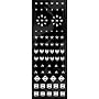 Me & My Big Ideas Rhinestone Stickers 6-1/2 Inch by 2 Inch Sheet, Clear Shapes