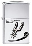 Zippo Lighter NBA San Antonio Spurs, High Polished Chrome