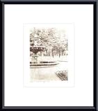 31QDsUN4JnL. SL160  Place des Voges, Fountain by Wild Apple Studio 10.00X8.00 Framed with Black Metal Frame