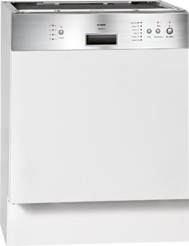 Bomann GSPE 873 teilintegrierbarer Geschirrsp&uuml;ler / A+ A / 12 Ma&szlig;gedecke / 49 db / edelstahl / Zulaufschlauch-Sicherheitssystem / Schnellsp&uuml;lprogramm