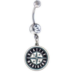 Seattle Mariners MLB Sexy Belly Navel Ring