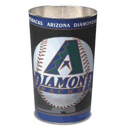 <b>Arizona Diamondbacks MLB Tapered Wastebasket by Wincraft (15"" Height)</b>