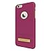 Seidio SURFACE with Metal Kickstand Case for iPhone 6 Plus/6s Plus [Slim Case] - Non-Retail Packaging - Dark Pink/Green