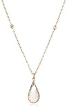 Moritz Glik "Kaleidescope" 18K Yellow Gold Floating Diamond Pear Shaped Pendant Necklace