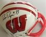 Ron Dayne autographed Football Mini Helmet (Wisonsin Badgers)
