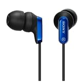 Sony MDREX36V/BLU EX Earbud Headphone (Blue)