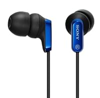 Sony MDREX36V/BLU EX Earbud Headphone (Blue)