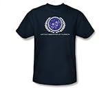 IMAGE OF Star Trek United Federation Logo Enterprise Sci Fi TV Show T-Shirt Tee XL