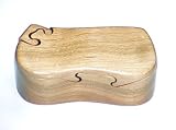 Puzzle Box - Designer Crafted Hand Carved Band Sawn Jewelry Box - Cherry ! - B0002VIXMY
