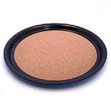 14 Brown Round Cork-Lined Laminated Serving Tray (04-0293)