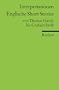 Englische Short Stories. Interpretationen. Von Thomas Hardy bis Graham Swift.