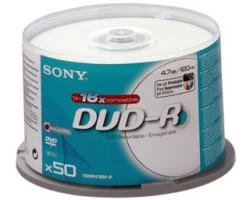 Sony DVD-R 16x Speed 50er Spindel printable DVD-Rohlinge Preisvergleich