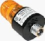 Tomar Electronics 485S-1280 Micro IV Single Flash Screw-in Light Bulb Base Strobe Amber 12 - 80VDC