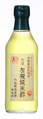 内堀醸造 有機純米酢 360ml 瓶