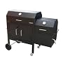 Landmann 590135 Black Dog 42XT BBQ Charcoal Grill and Smoker, 506-Square Inch, Black